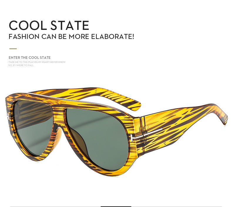 Large Frame Outdoor Sun Protection Sunglasses