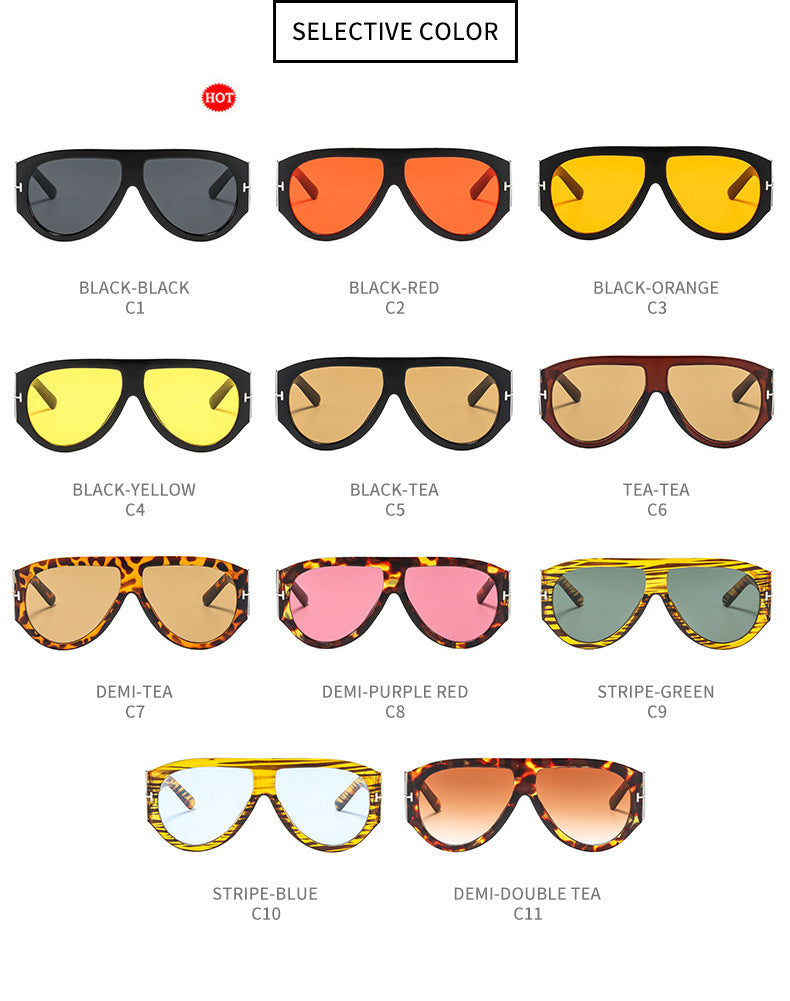Large Frame Outdoor Sun Protection Sunglasses