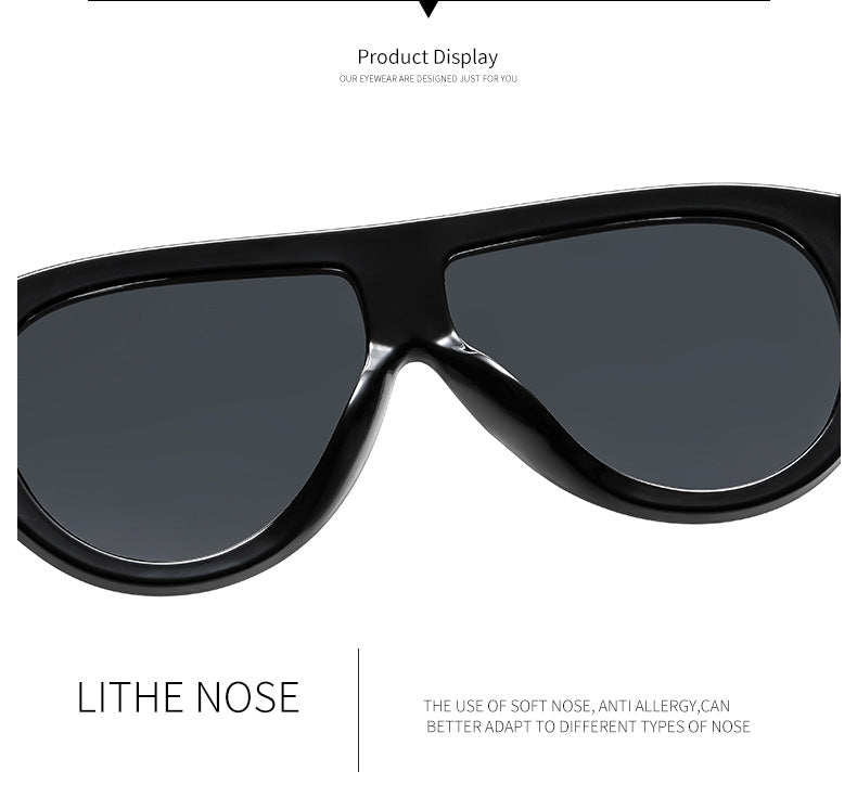 Large Frame Outdoor Sun Protection Sunglasses