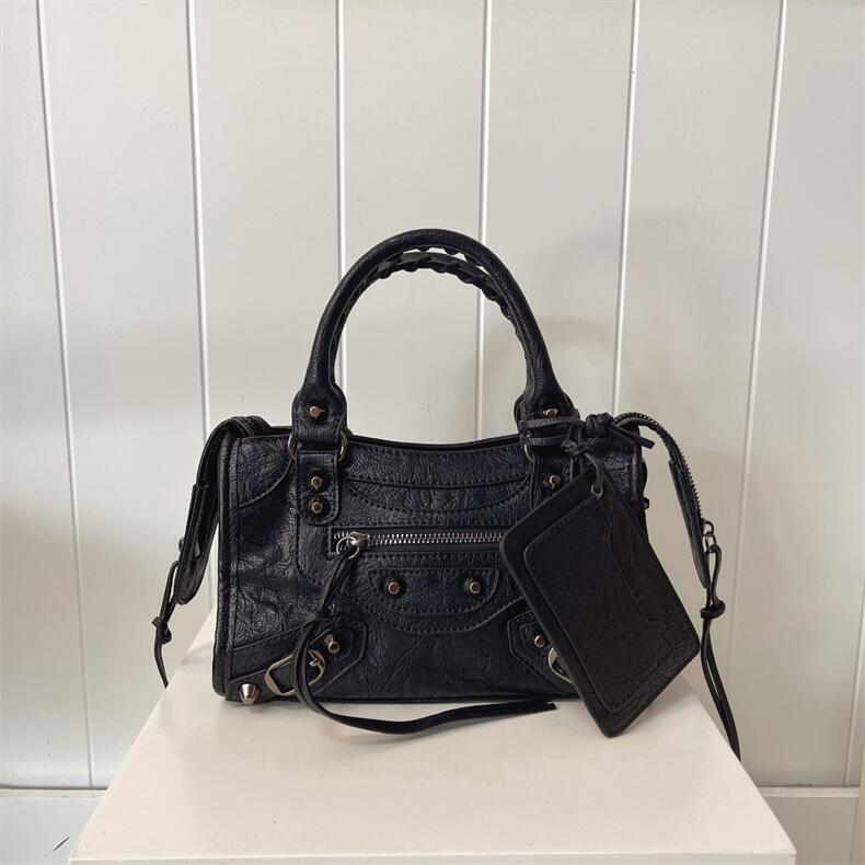 Vintage Rivet Handbag Shoulder Crossbody Bag