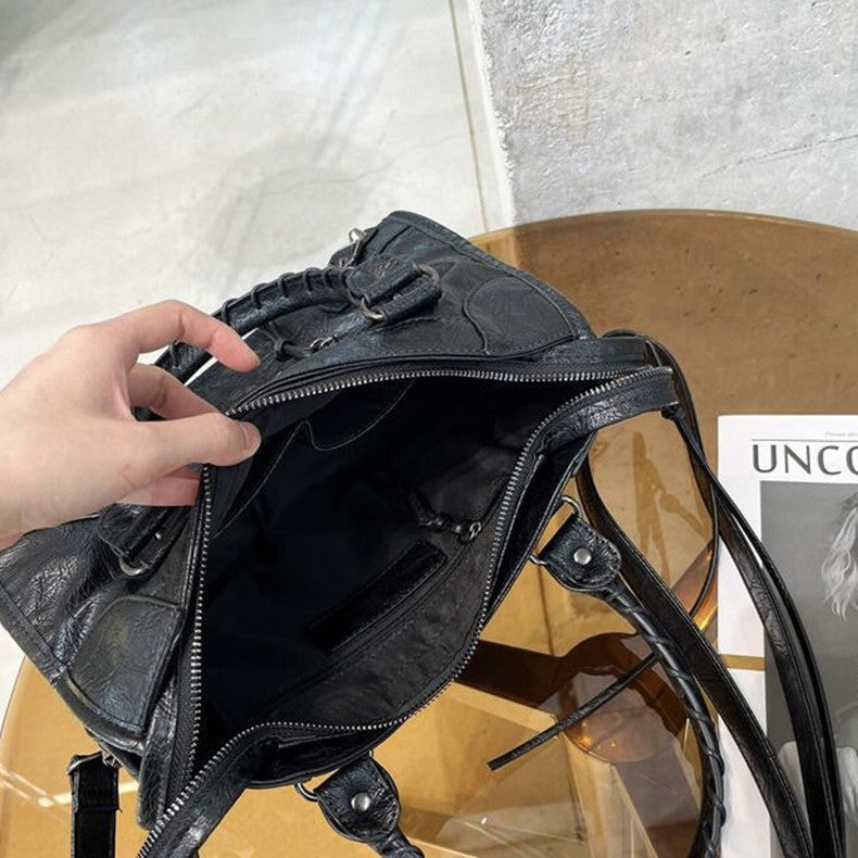 Vintage Rivet Handbag Shoulder Crossbody Bag