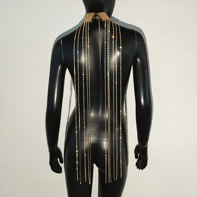 Dazzle Tassel Choker