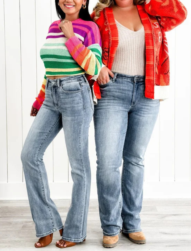 Tummy Control Bootcut Jeans