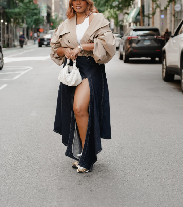Cinched Waist Long Sleeve Cropped Trench Coat