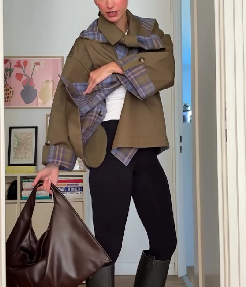 Reversible Button-down Trench Coat