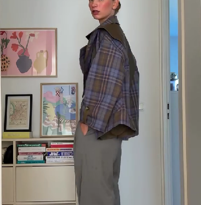 Reversible Button-down Trench Coat