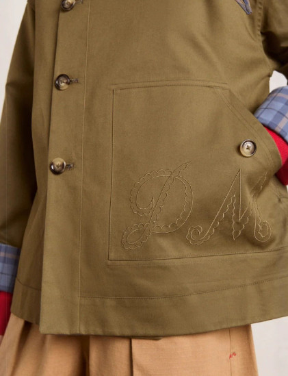 Reversible Button-down Trench Coat