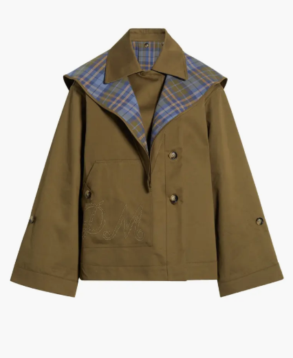 Reversible Button-down Trench Coat