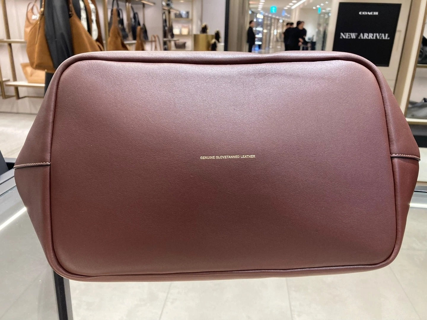 Elegant Deep Red Leather Clutch