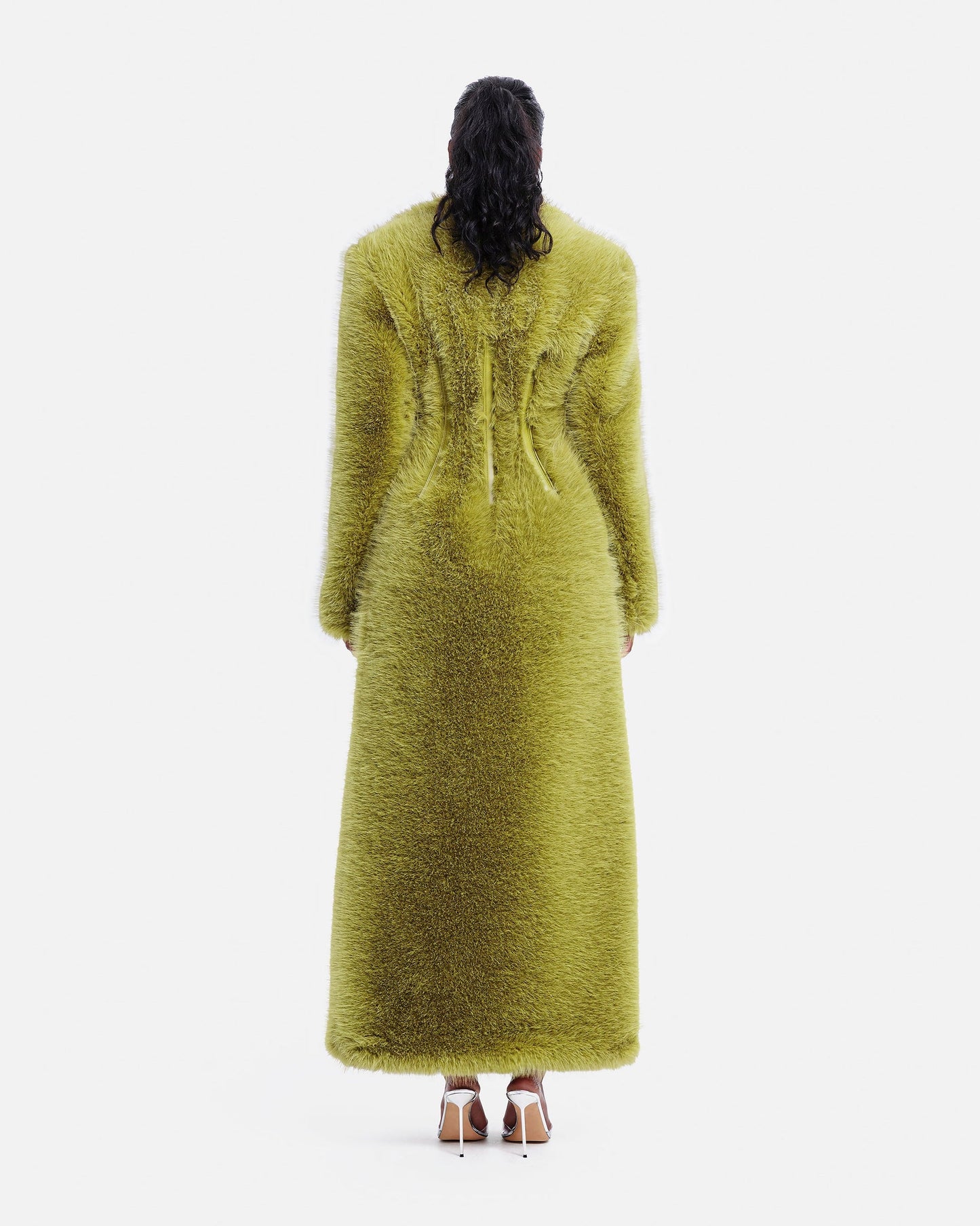 Mink Velvet Suit Collar Fur Coat