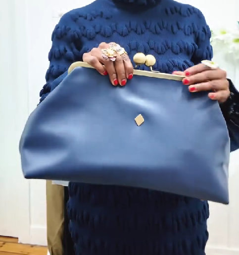 Fashion Clutch Lock Bag