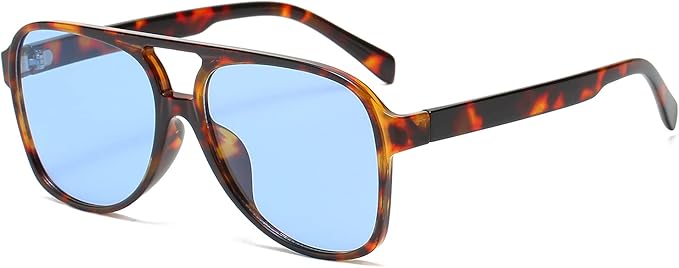 Retro Trendy Aviator Sunglasses