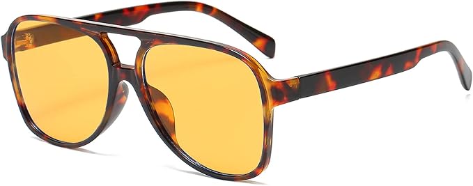 Retro Trendy Aviator Sunglasses