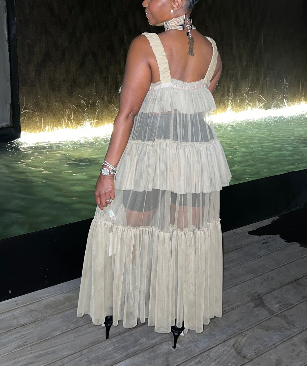 Tulle Ribbon Top