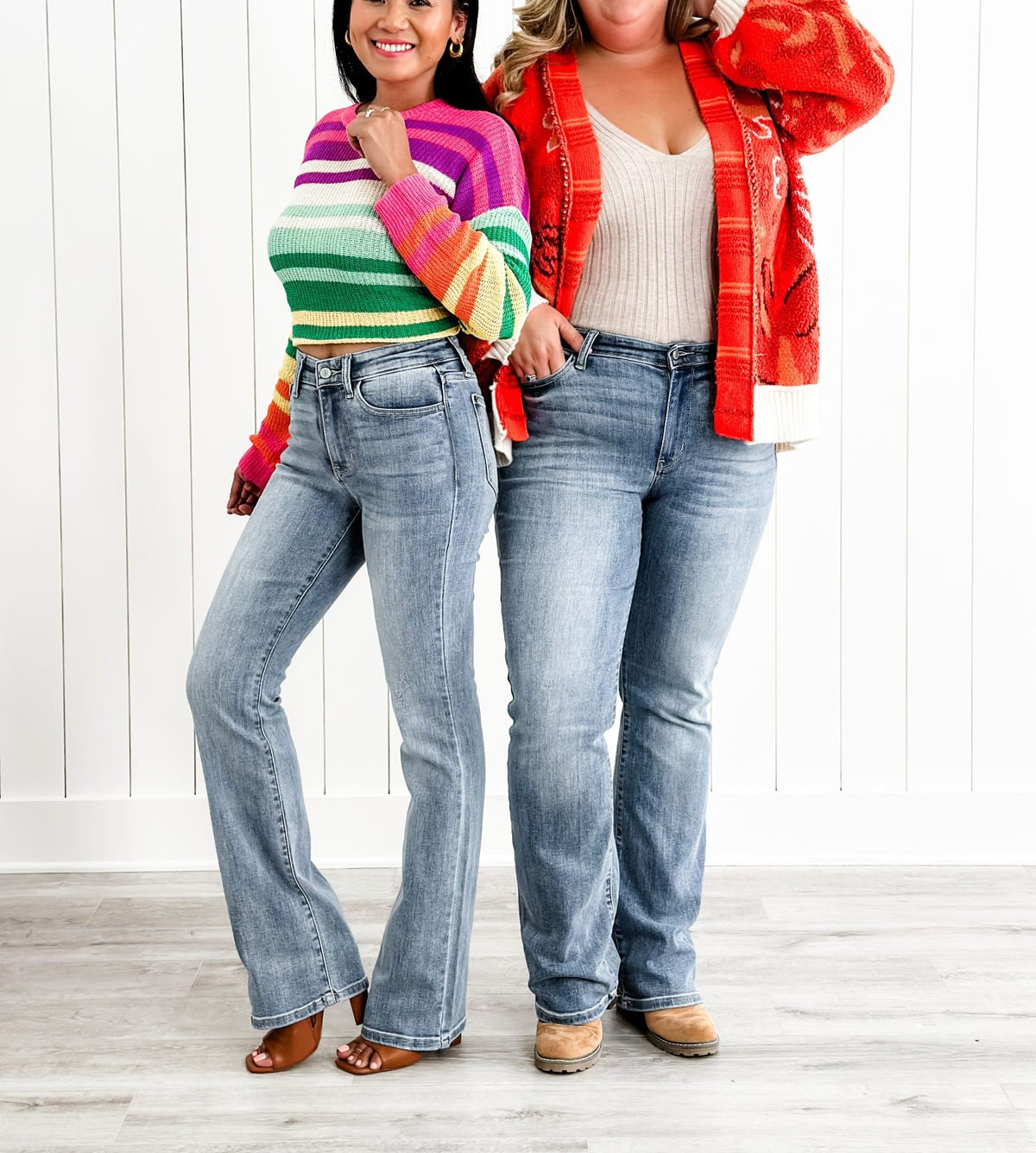 Tummy Control Bootcut Jeans