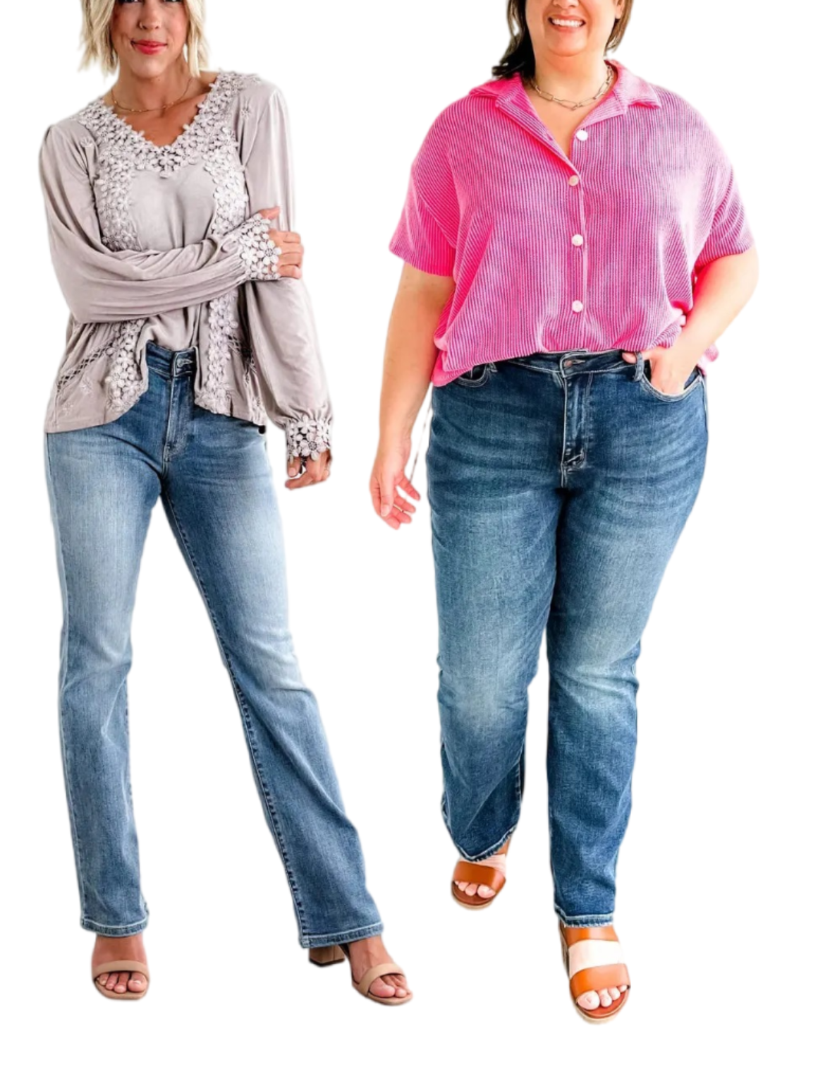 Tummy Control Bootcut Jeans