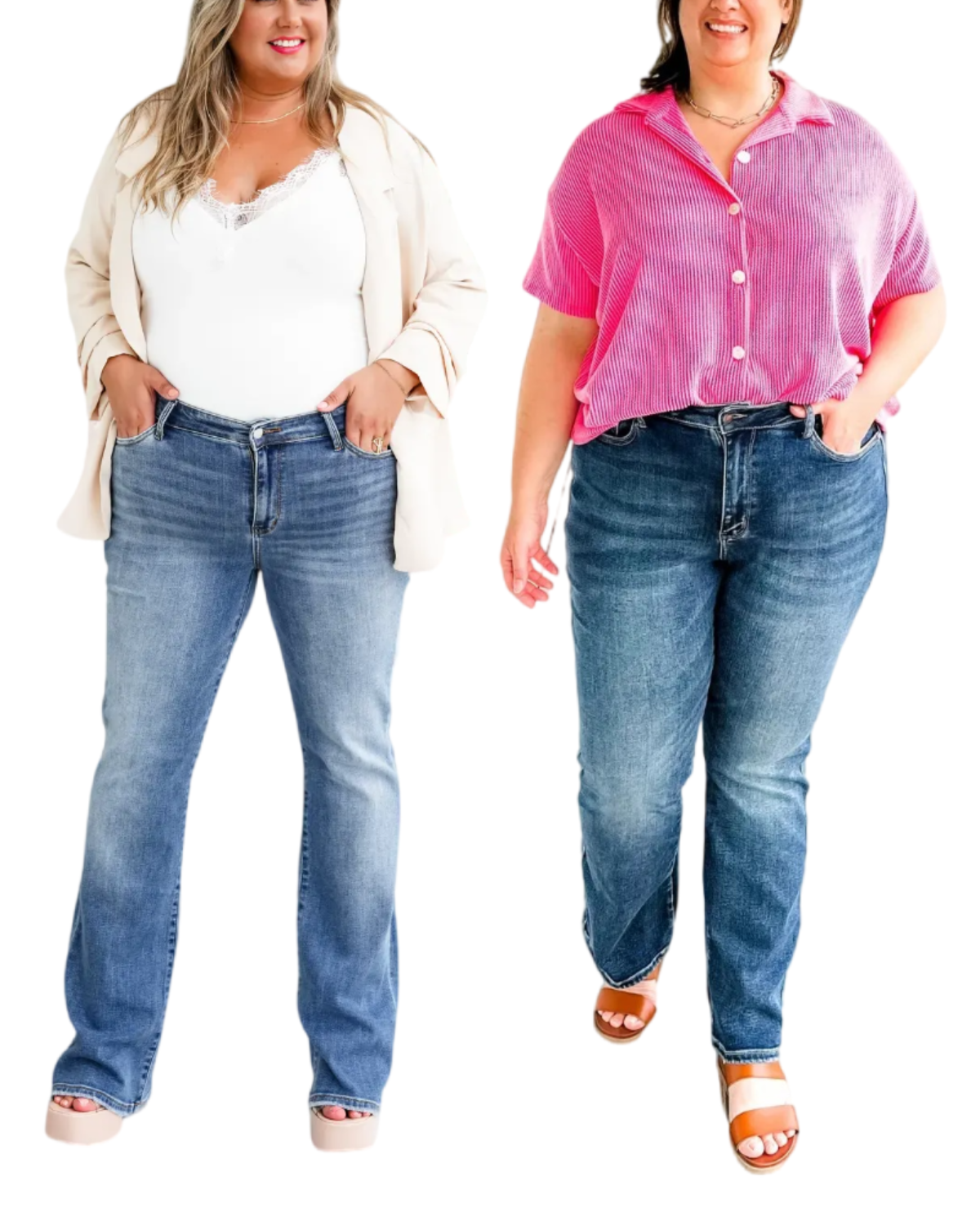 Tummy Control Bootcut Jeans