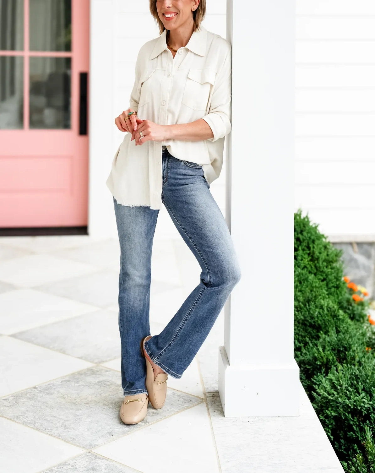 Tummy Control Bootcut Jeans