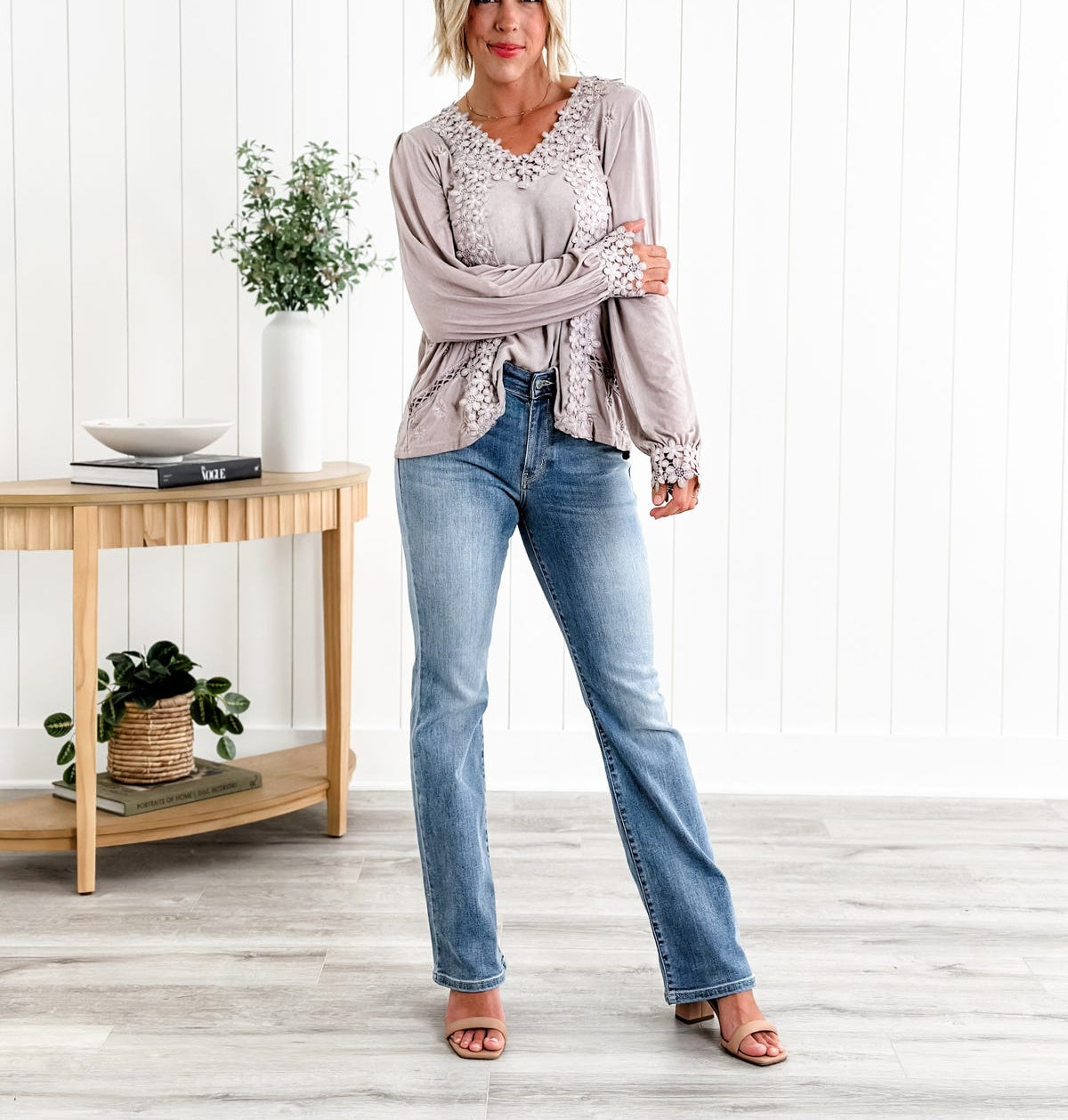 Tummy Control Bootcut Jeans