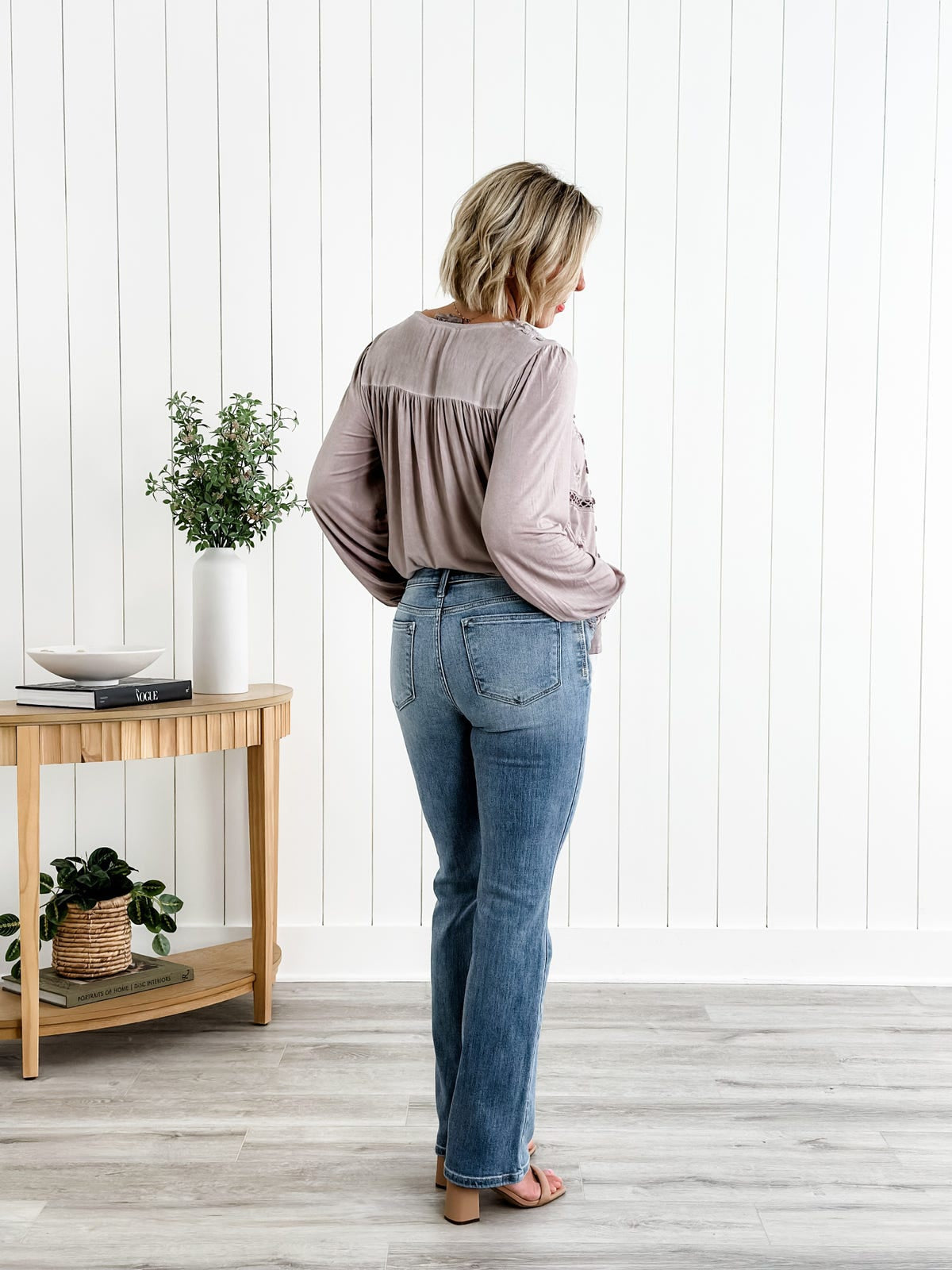 Tummy Control Bootcut Jeans