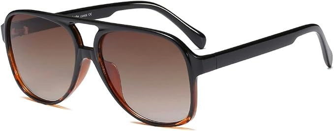 Retro Trendy Aviator Sunglasses