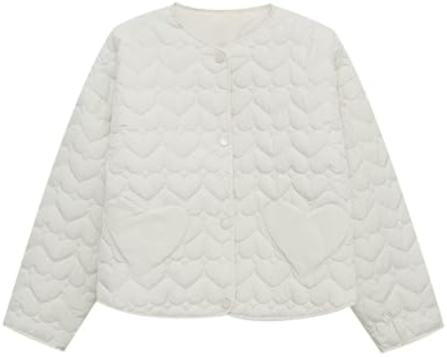 Women's Casual Collarless Long Sleeve Lightweight Quilted Puffer Jackets