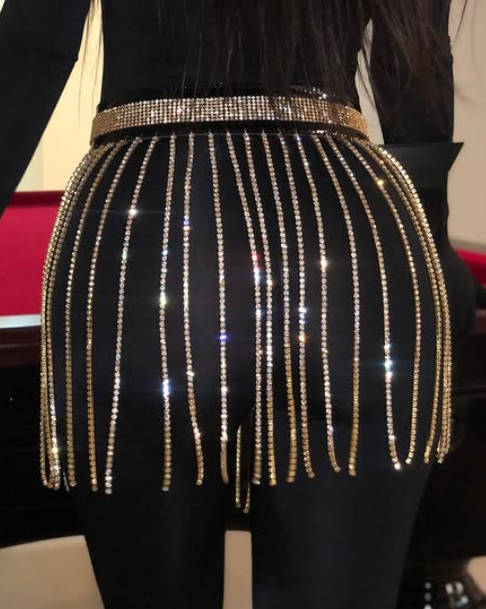 Dazzle Tassel Belt
