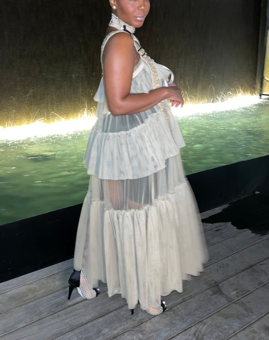 Tulle Ribbon Top