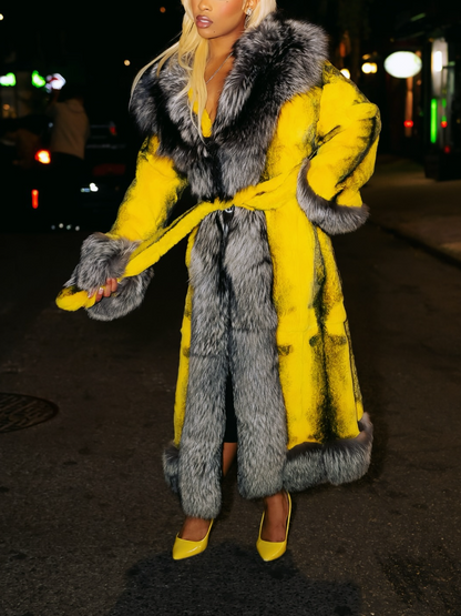 Faux Fur Long Coat