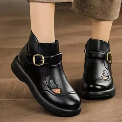 Mom Shoes Slip-Resistant Wool Warm Short Boots