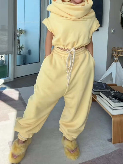 Cloud Velvet Jogging Pants Set