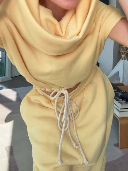 Cloud Velvet Jogging Pants Set