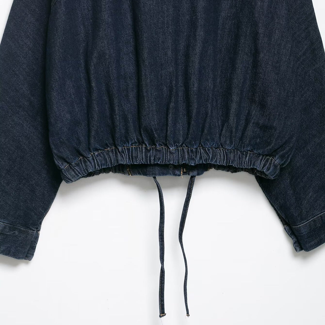 Batwing Sleeve Denim Jacket