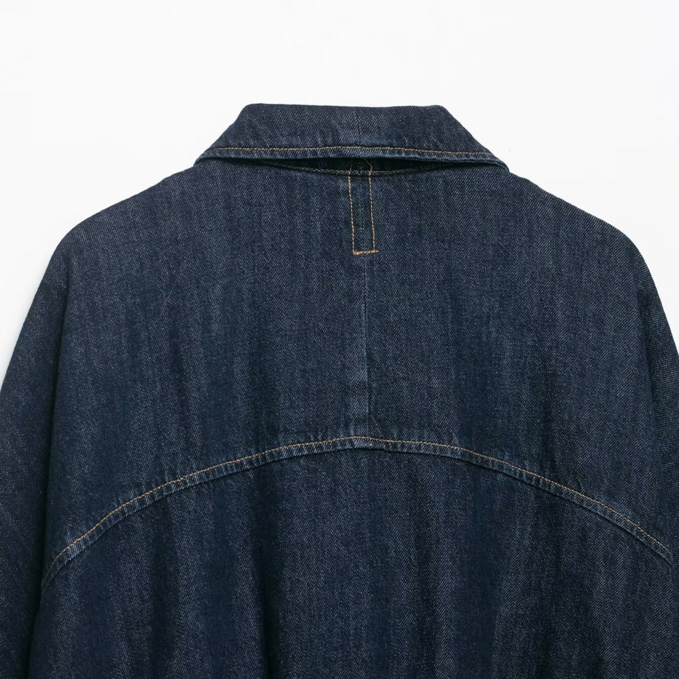 Batwing Sleeve Denim Jacket