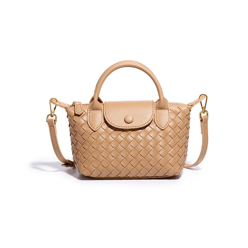 Fashionable Woven Shoulder Flap Square Bag