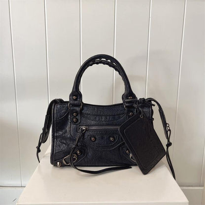 Vintage Rivet Handbag Shoulder Crossbody Bag