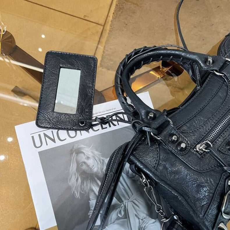 Vintage Rivet Handbag Shoulder Crossbody Bag