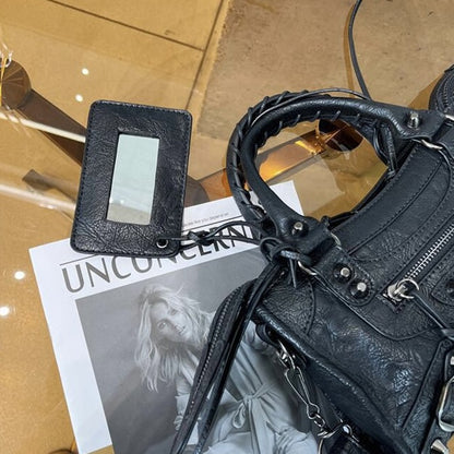 Vintage Rivet Handbag Shoulder Crossbody Bag