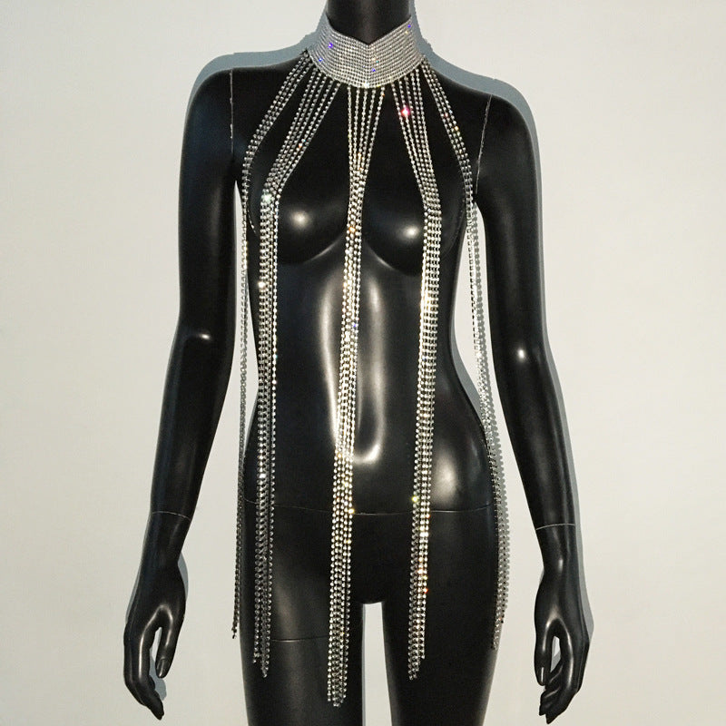 Dazzle Tassel Choker