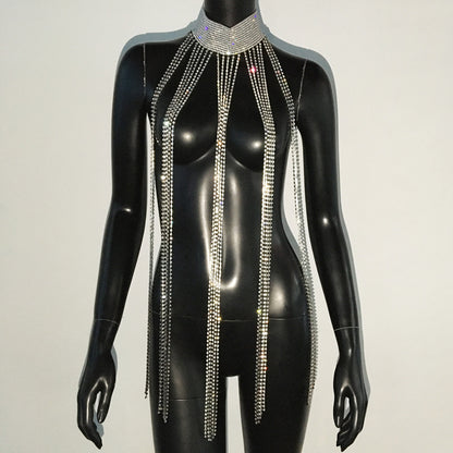 Dazzle Tassel Choker