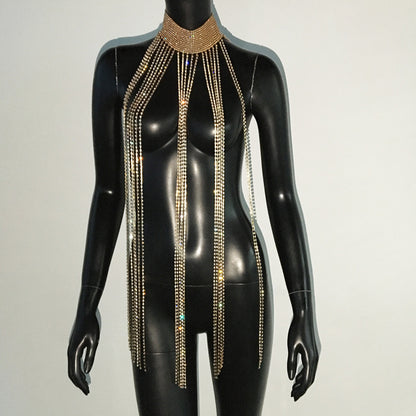 Dazzle Tassel Choker