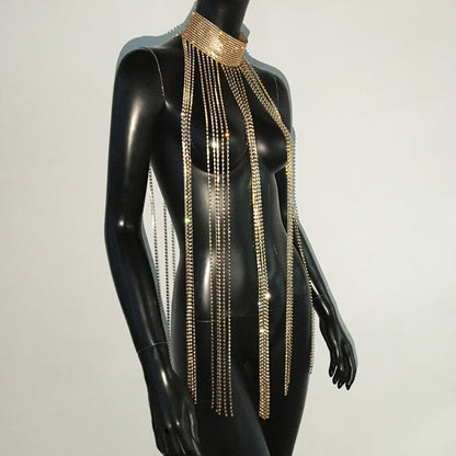 Dazzle Tassel Choker