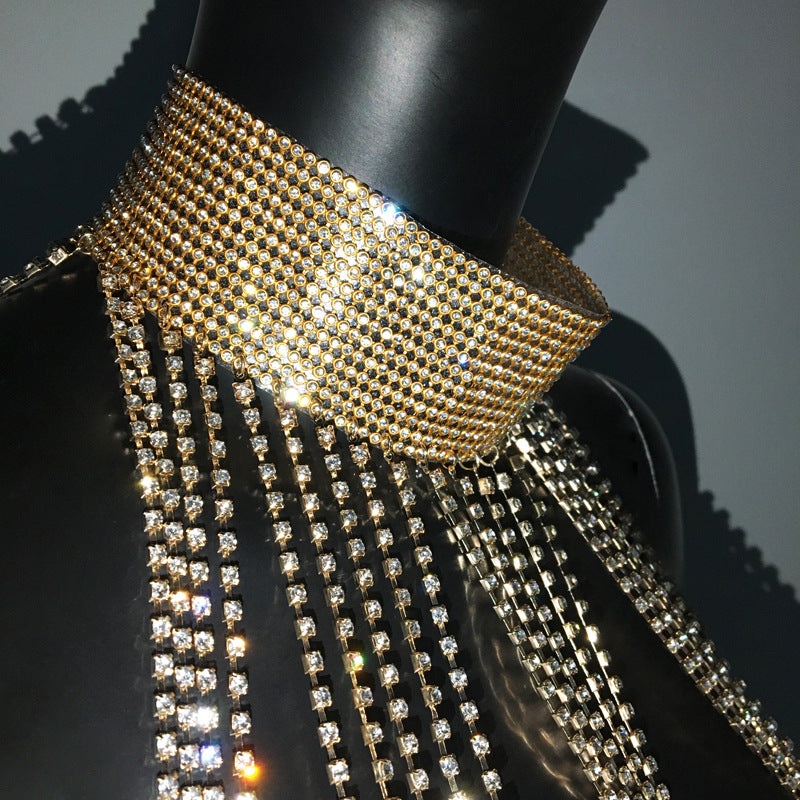 Dazzle Tassel Choker