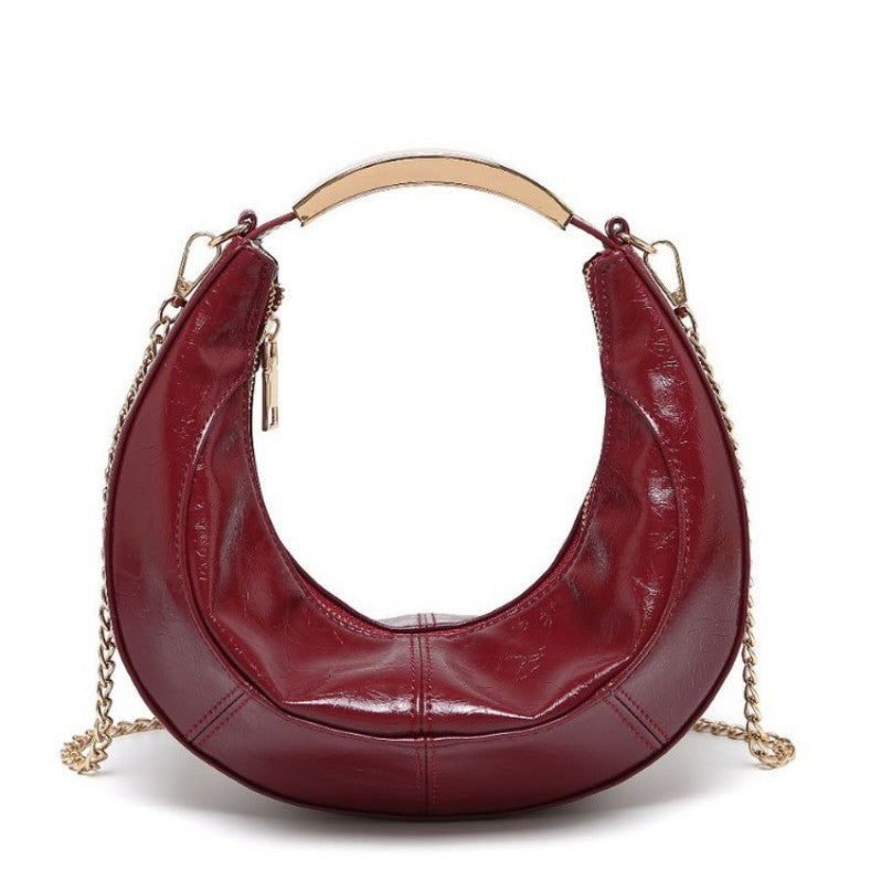 Stylish Evening High-end Handbag With Chain Shoulder Bag