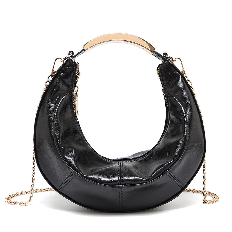 Stylish Evening High-end Handbag With Chain Shoulder Bag