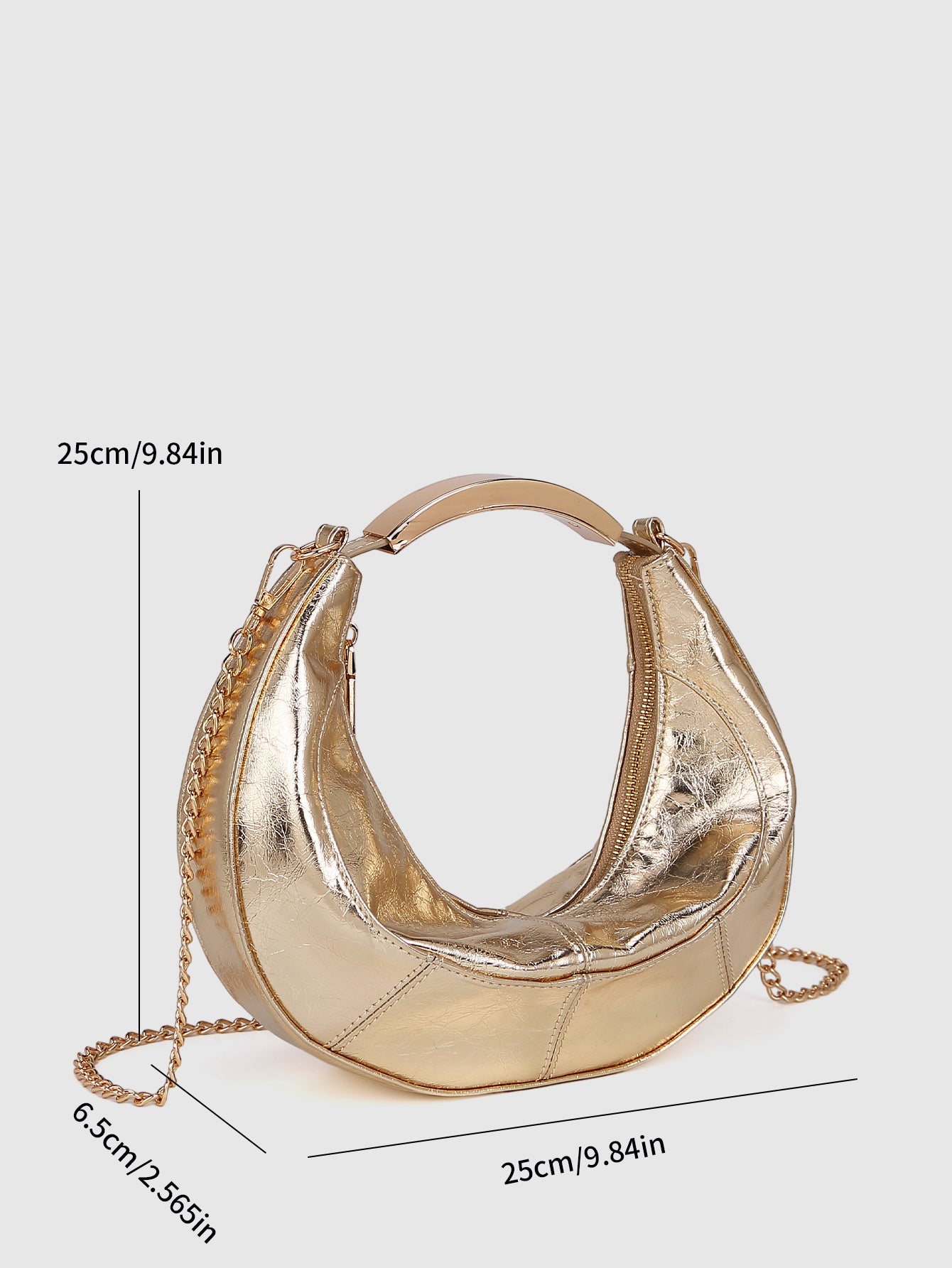 Stylish Evening High-end Handbag With Chain Shoulder Bag