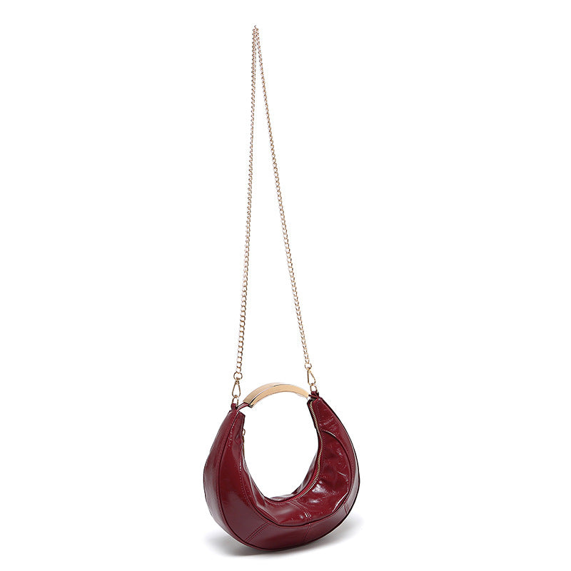 Stylish Evening High-end Handbag With Chain Shoulder Bag