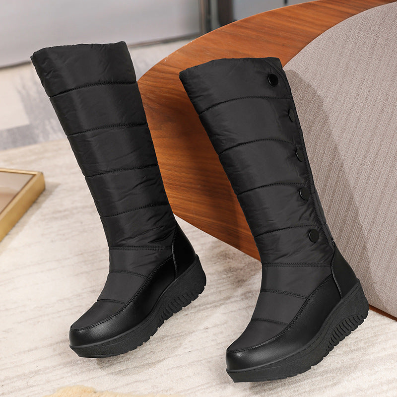 Waterproof Plush Lined Winter Down Boots