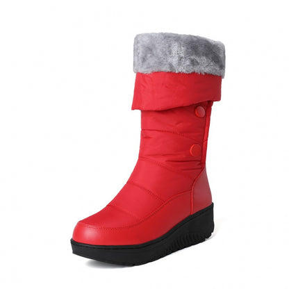 Waterproof Plush Lined Winter Down Boots