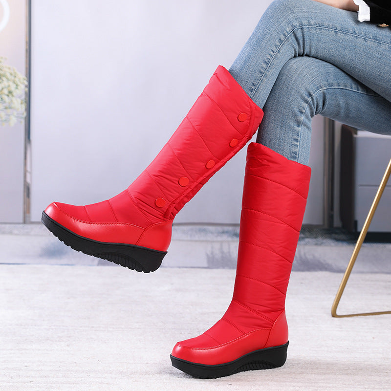 Waterproof Plush Lined Winter Down Boots